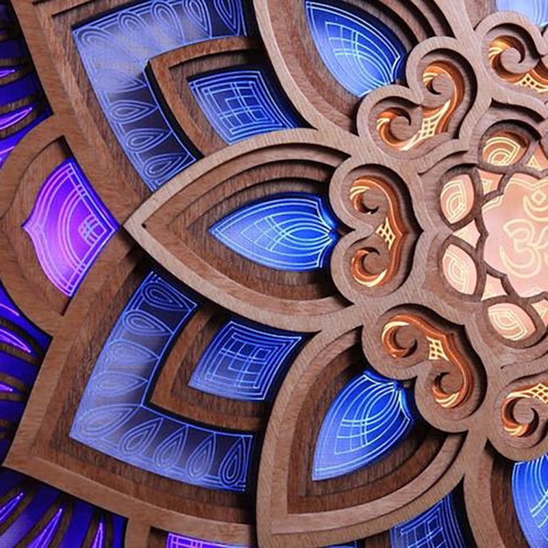 BowLift | Mandala Yoga Room Night Light LED