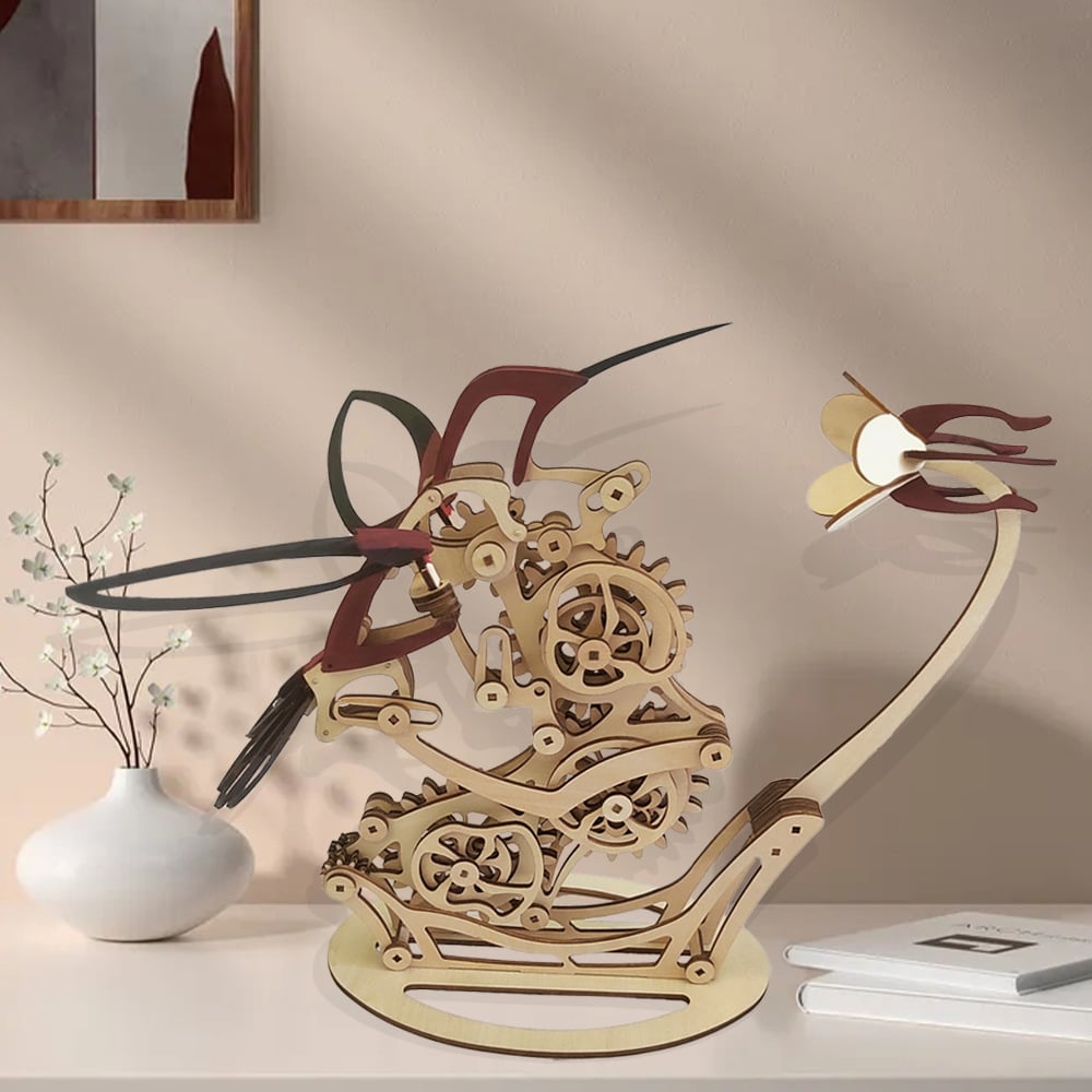 BowLift | 3d Wooden Mechanical Hummingbird