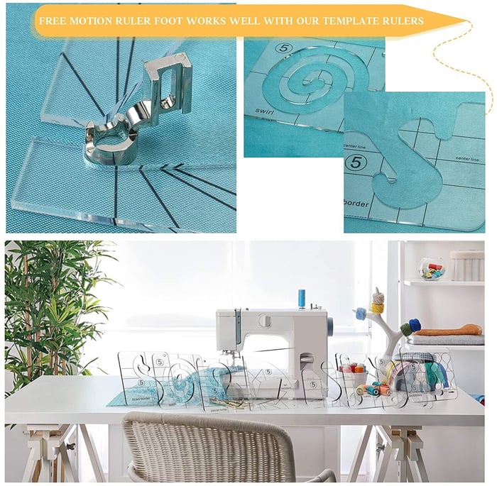 BowLift | Free-Motion Garment Ruler Set(12 PCS)