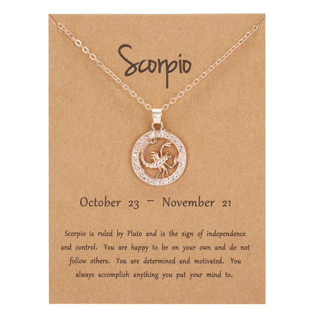 BowLift | Constellation Rose Gold Animal Necklace