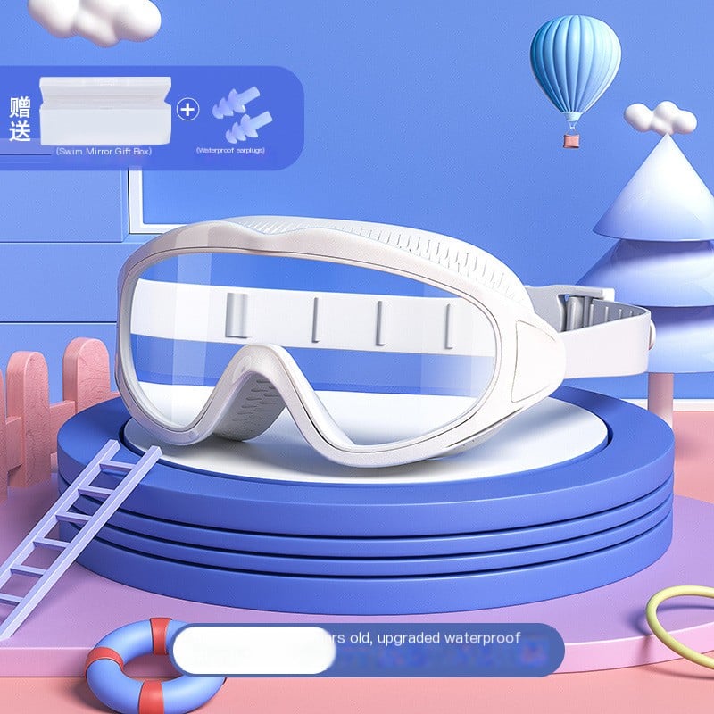 BowLift | HD children's large frame waterproof and anti-fog swimming goggles