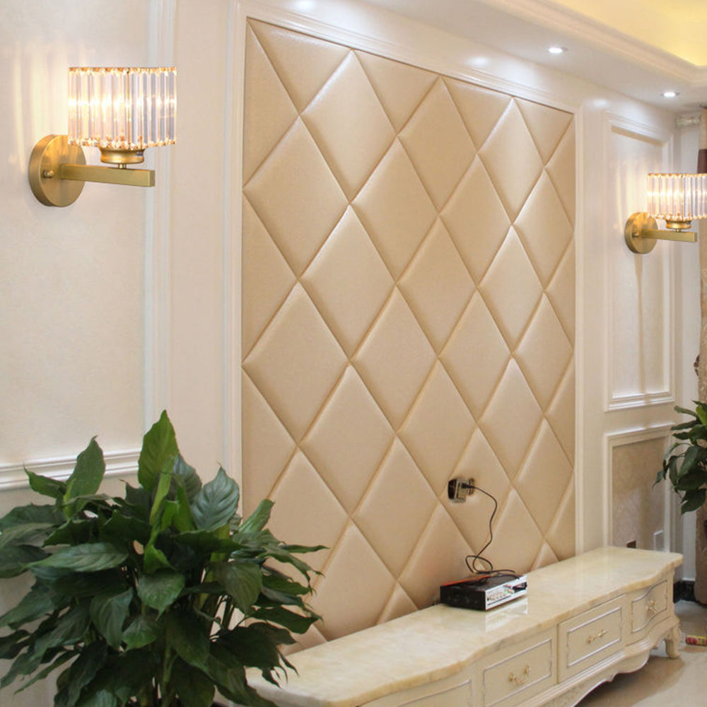 BowLift | Crystal Glass Wall Light With Modern Arm Design