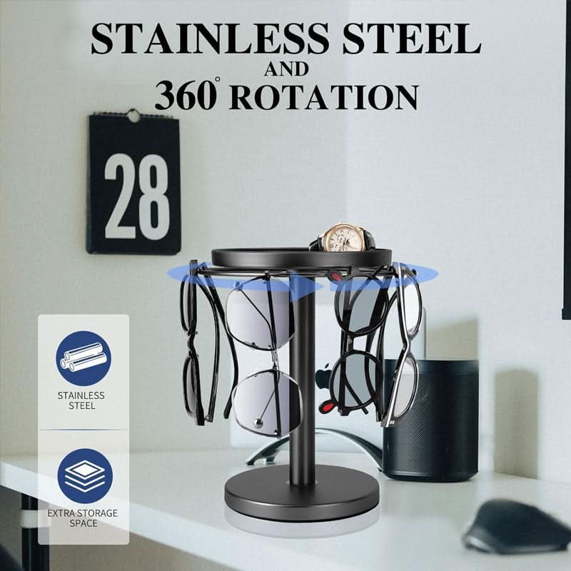 BowLift | 360° Rotating Glasses Stand for Elegant Storage
