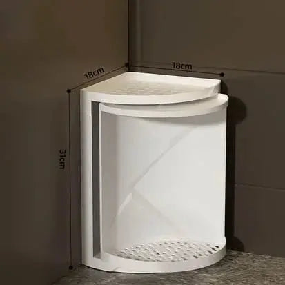 BowLift | 360° Redatable Corner Shelf – Space-Saving Organizer