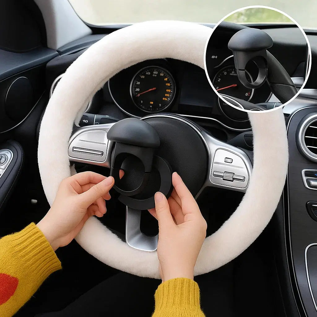 BowLift | 360° Steering Wheel Knob for One-Handed Driving