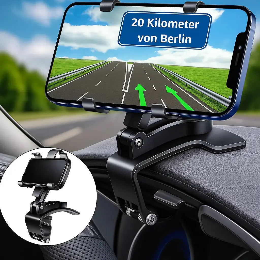 BowLift | 360° Redatable car phone holder – safely & flexibly mountable