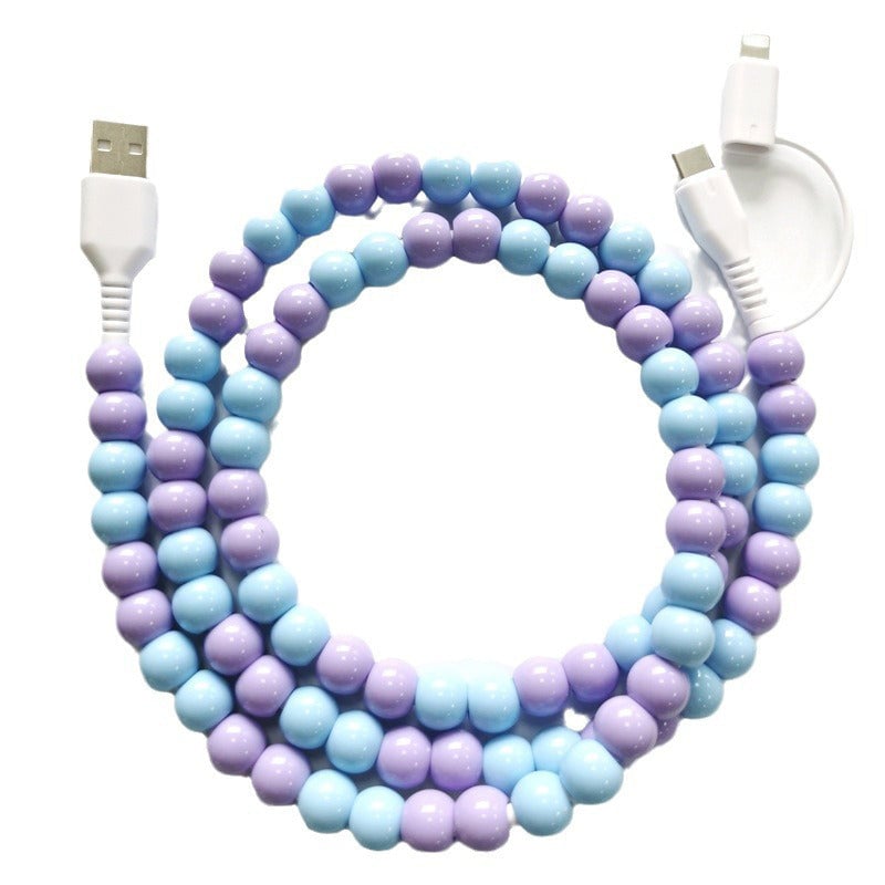 BowLift | Creative Beaded 2-in-1 Data Cable