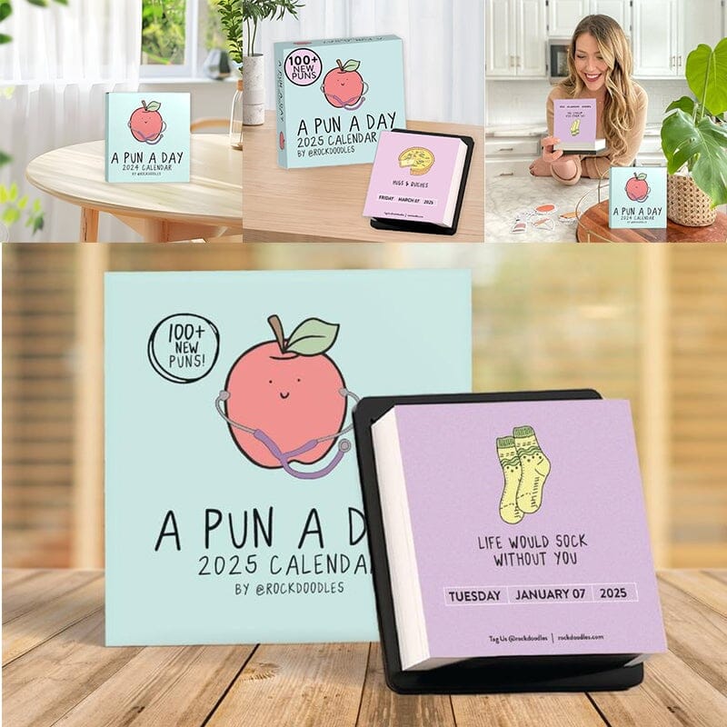 BowLift | 2025 A Pun a Day Desk Calendar