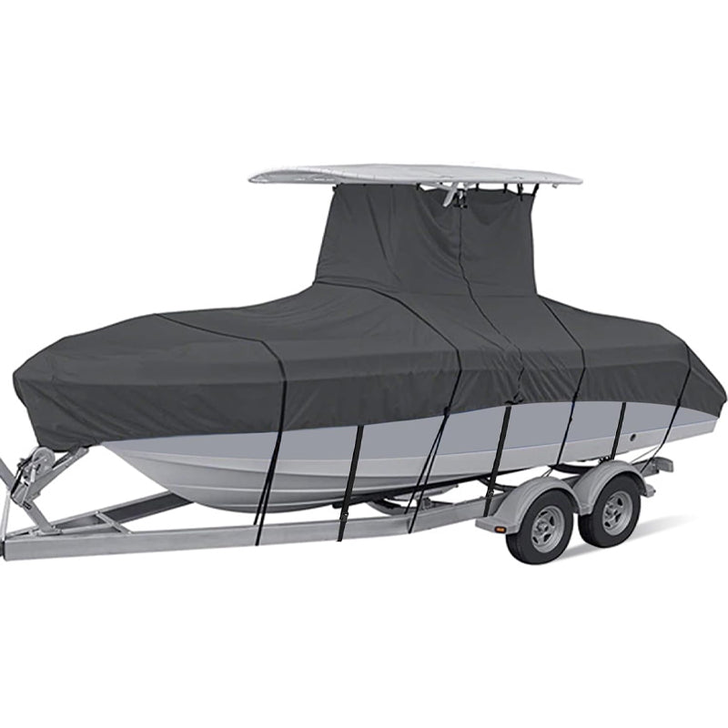 BowLift | T-Top Boat Cover 600D 22'-24' Tear Resistant Polyester Boat Cover for Center Console Boat with T-Top