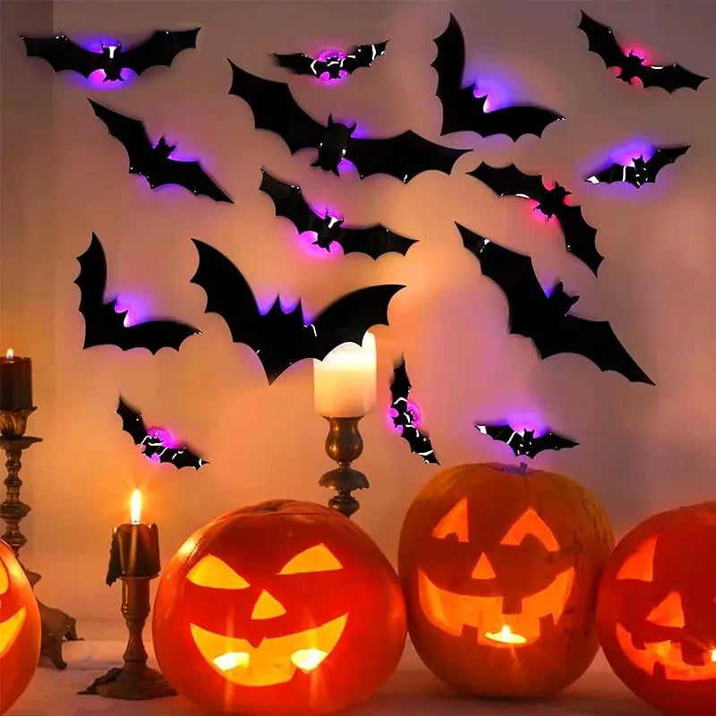 BowLift | 3D flying Halloween bat wall decorations