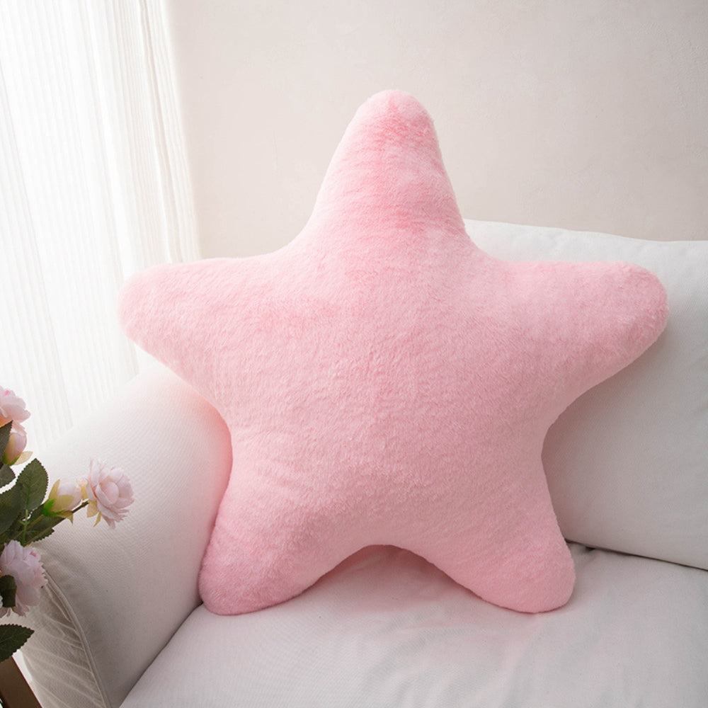 BowLift | Cuddly Pastel Fluffy Star Cushion