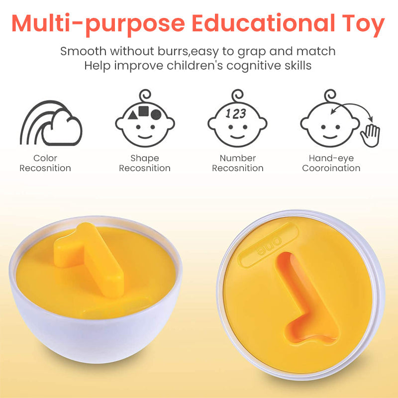 BowLift | Cognitive Development Geometric Eggs