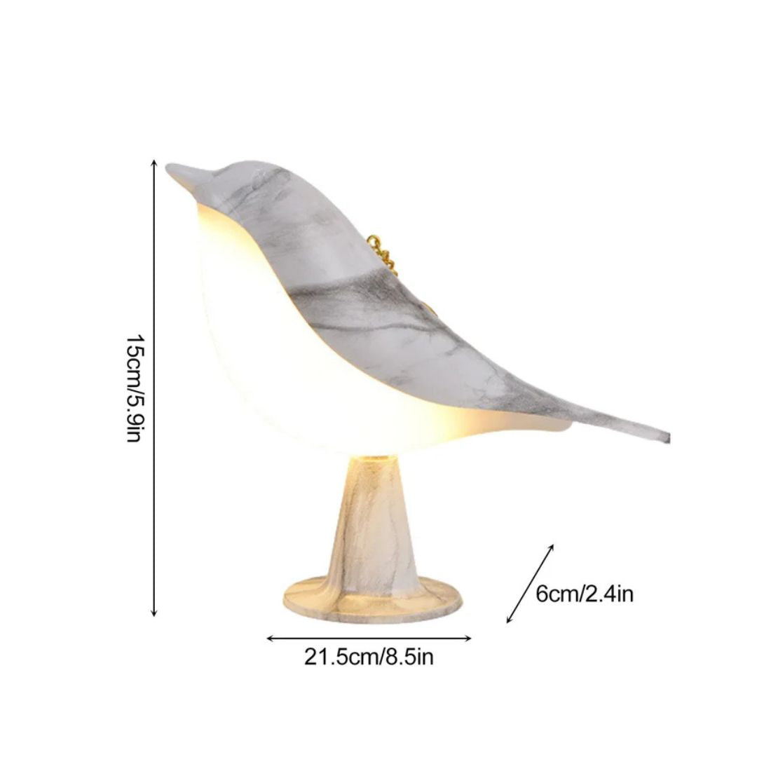 PerchGlow – Bird Table Lamp with Aromatherapy