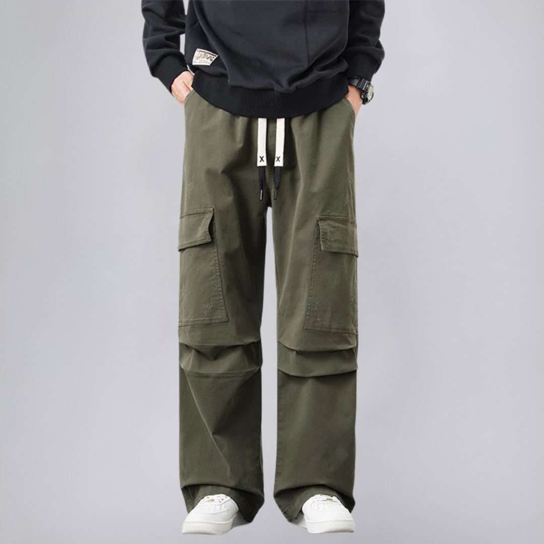 Utility Cargo Pants with Relaxed Fit