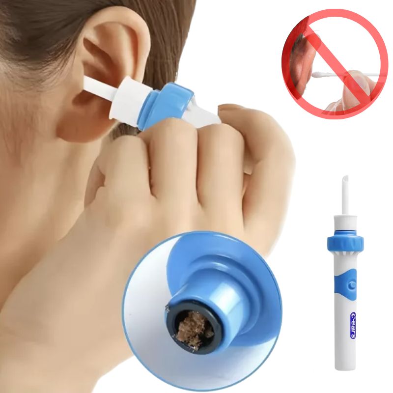 BowLift | Electric Ear Suction Wax Removal Tool | Ergonomic, Silicone Tip & Compact Design for Safe Ear Hygiene at Home or Travel