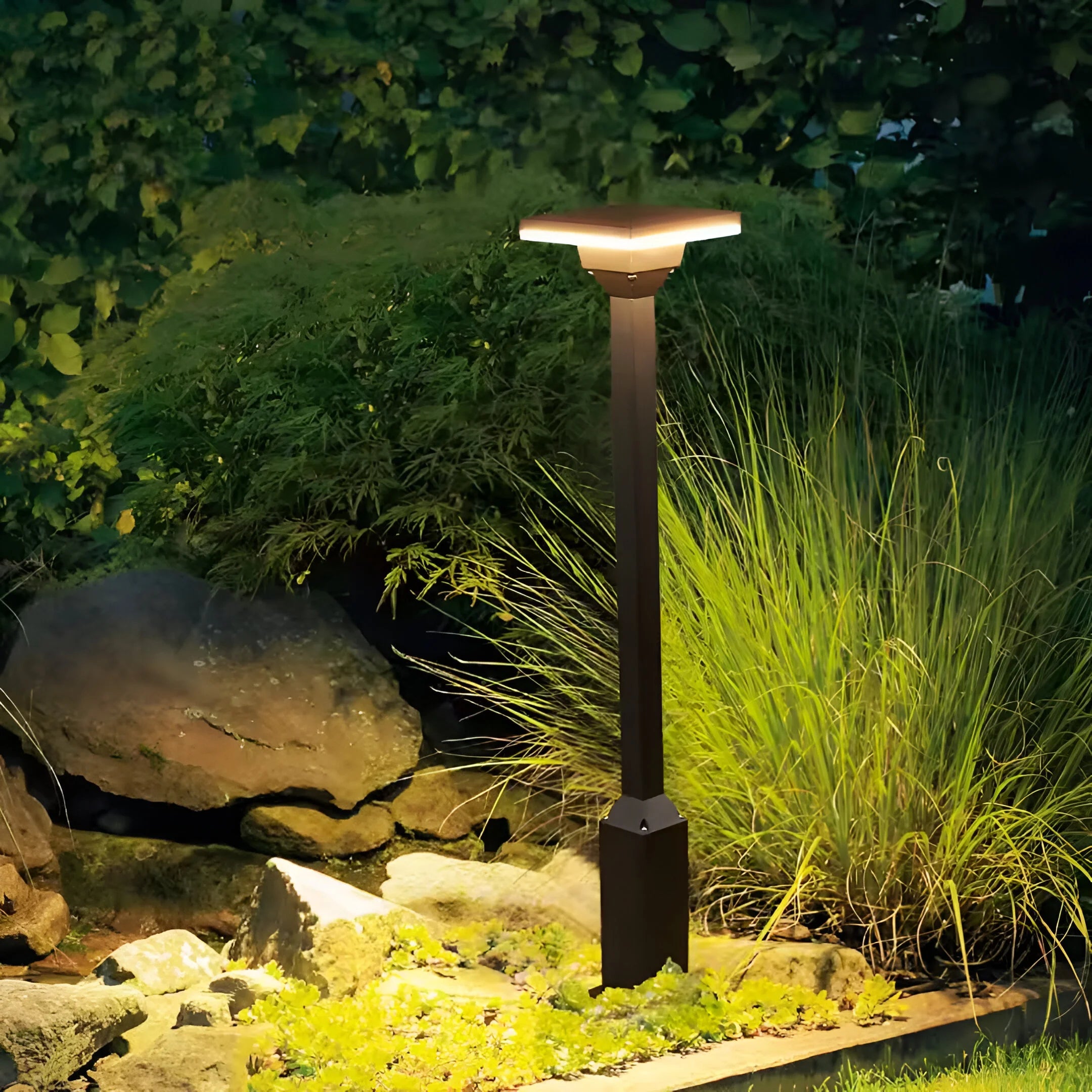 LumeHorizon – Sleek Outdoor Bollard Garden Light