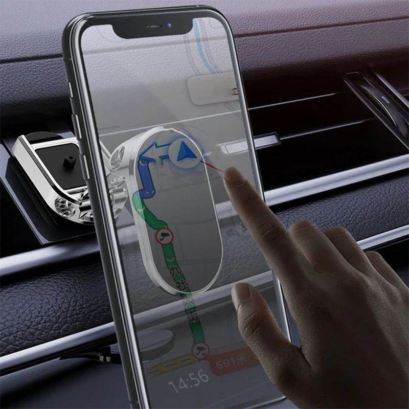 BowLift | Alloy Folding Magnetic Car Phone Holder