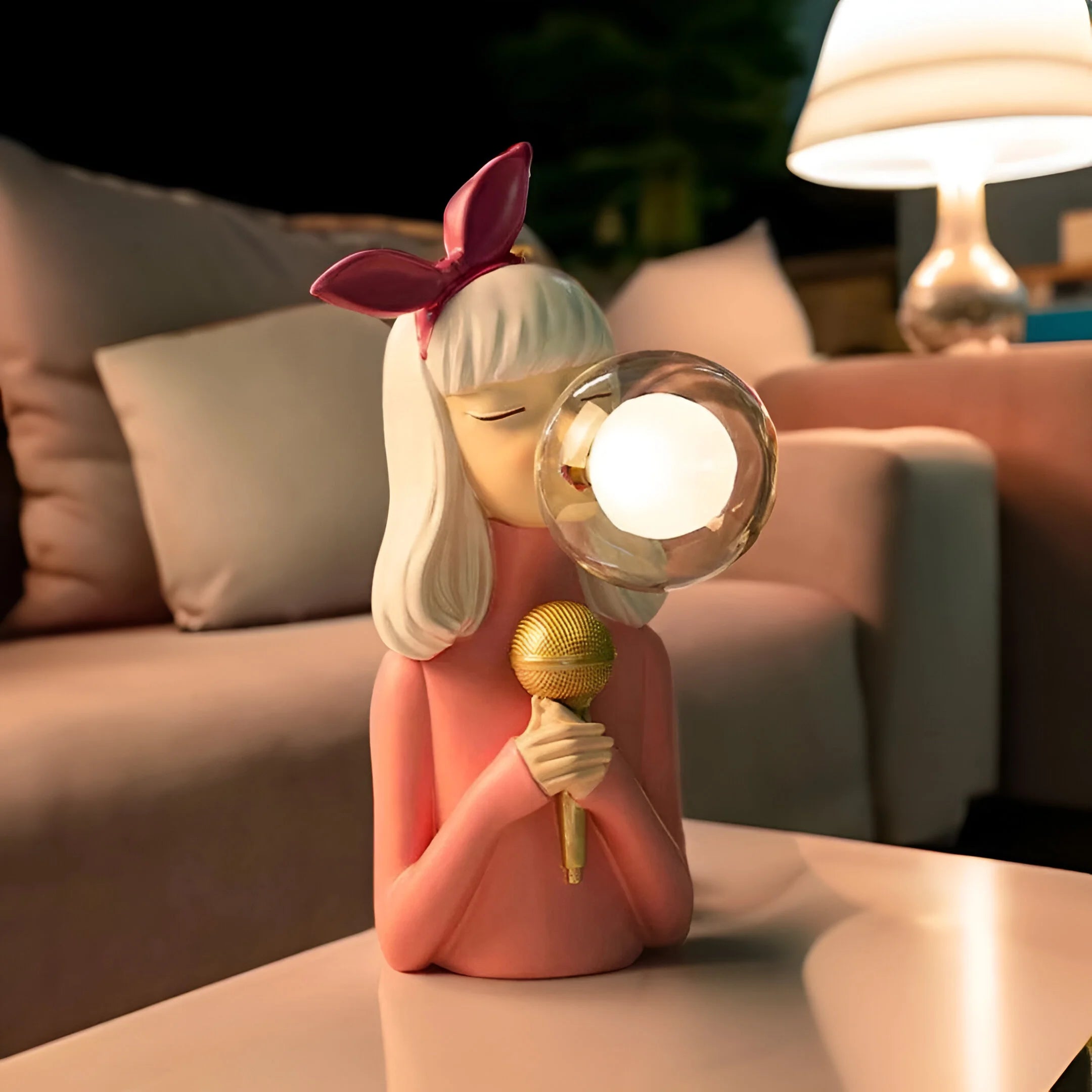 LustreGlow – Handmade Artisan Table Lamp