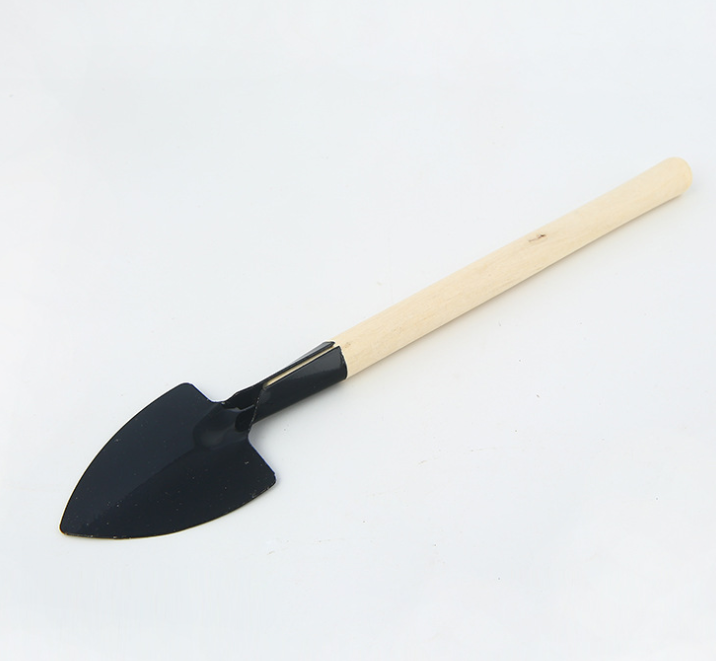 BowLift | 3-piece garden tool set with wooden handles – Handy shovel, rake, and hoe for garden maintenance