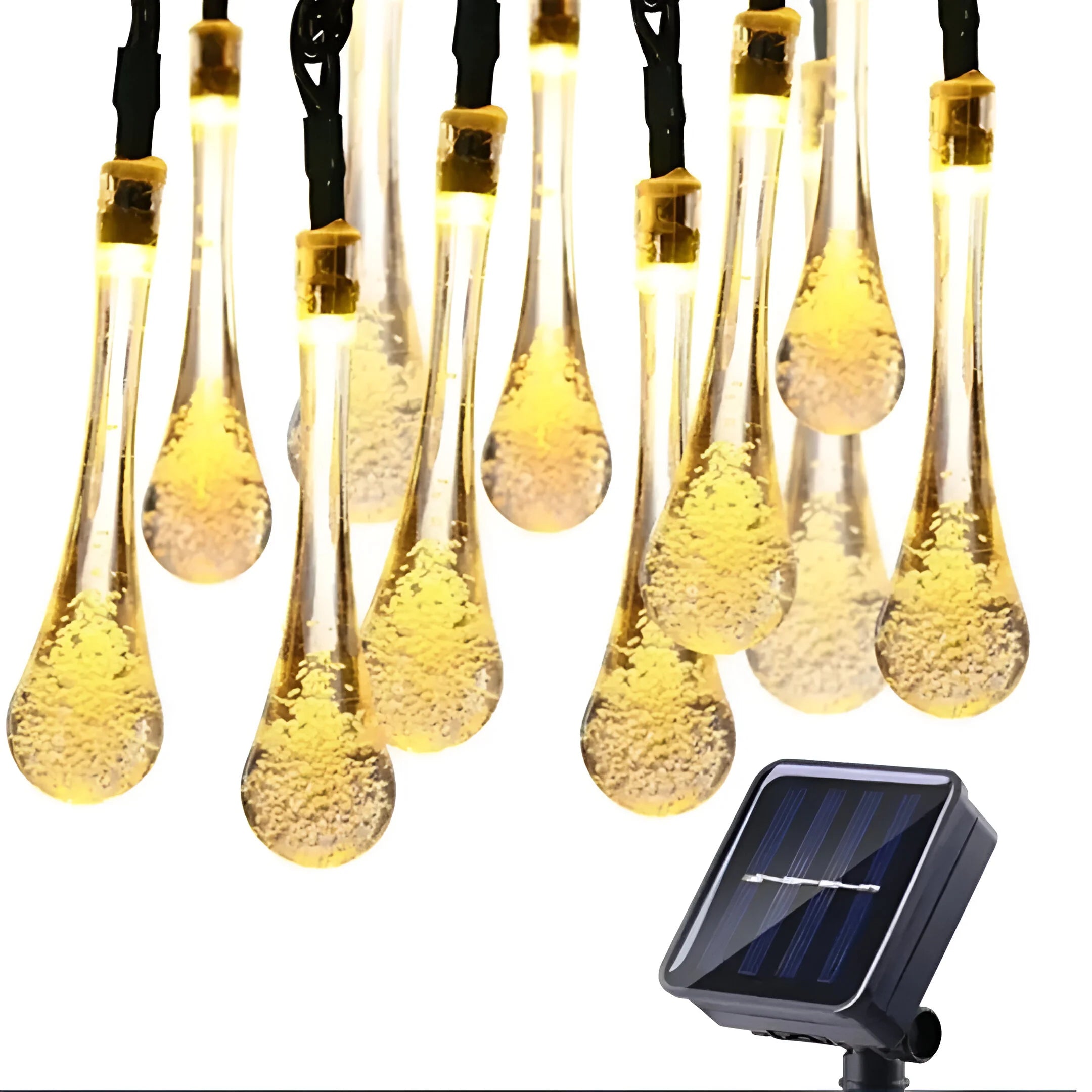 LumeDrops – Solar Dewdrop String Lights