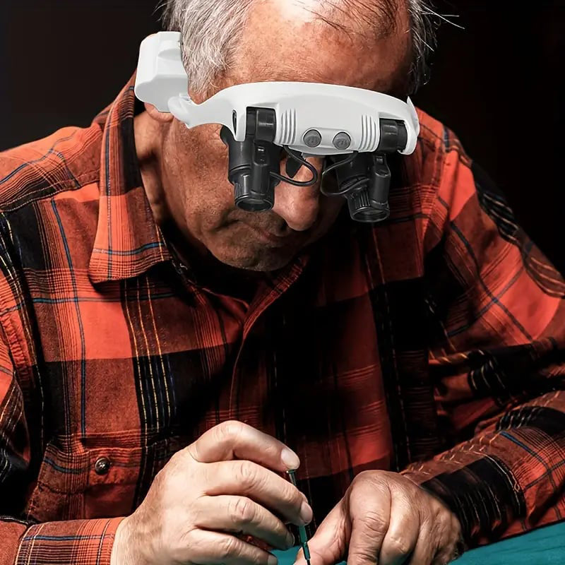 BowLift | Magnifying glasses with LED lamps for double eyes