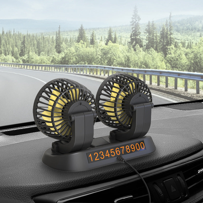 BowLift | Dual Head Car Auto Circulator Fan