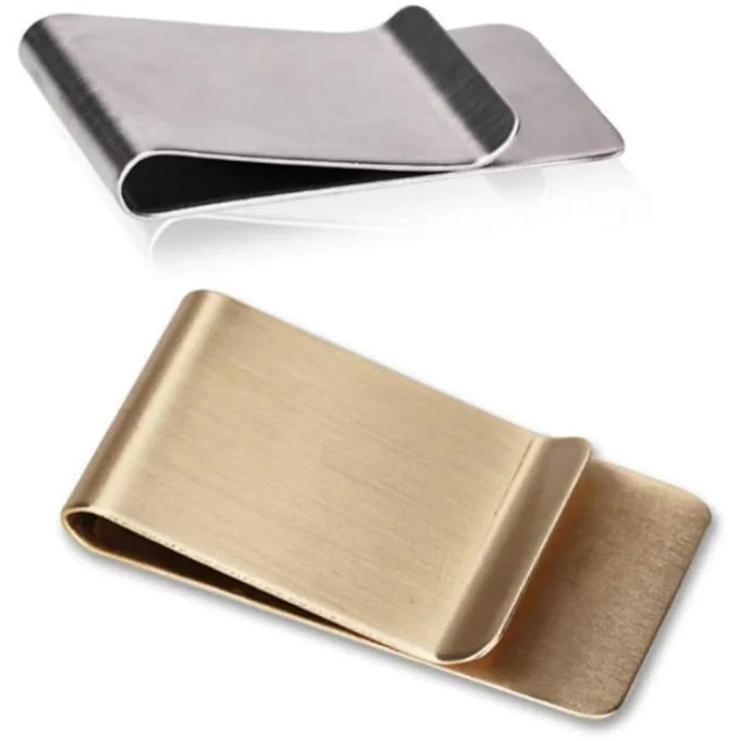 BowLift | Elegant Stainless Steel Card Holder & Money Clip - 2-Pack