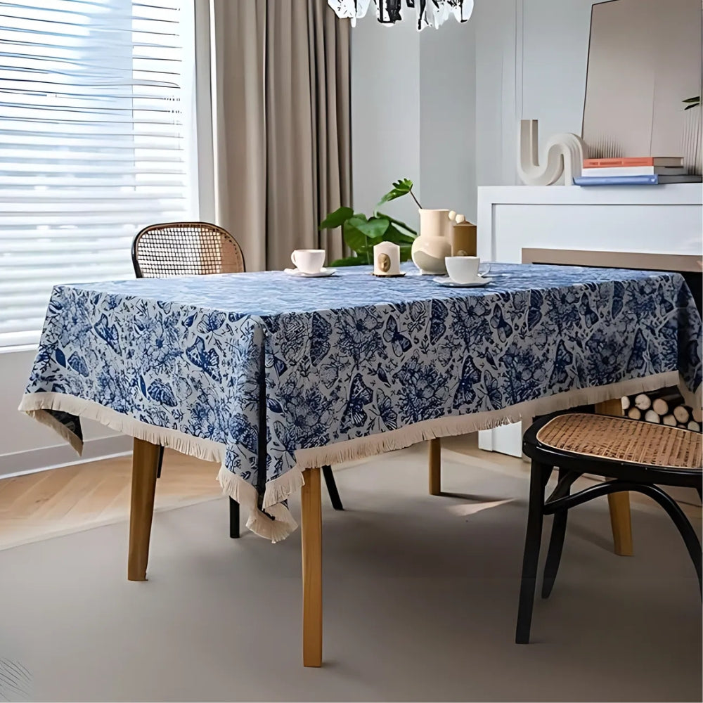 BowLift | Blue Butterfly Garden Tablecloth