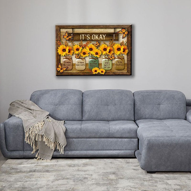 BowLift | Butterfly Sunflower Wall Art