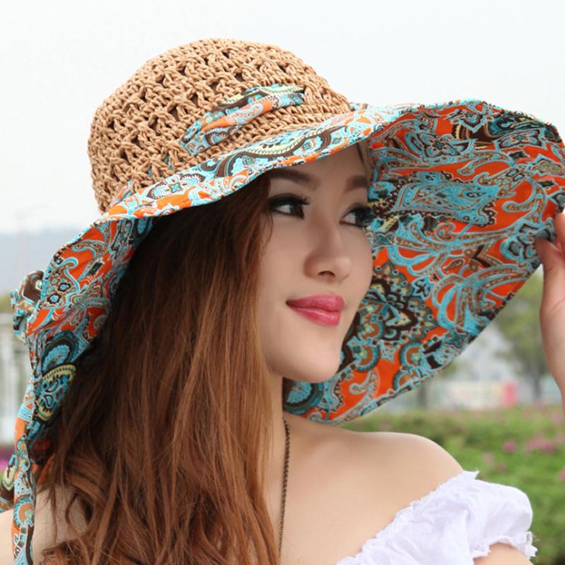 BowLift | Fashion Hollow Printed Sun Hat