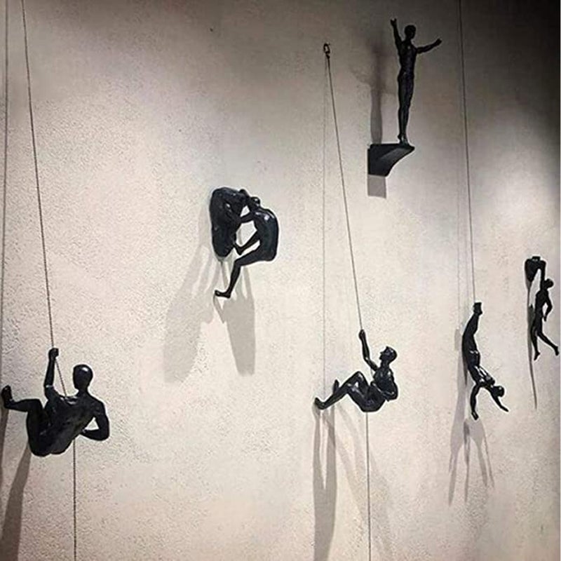BowLift | Climbing wall hanging statues