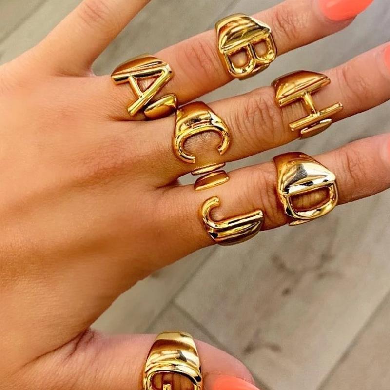 BowLift | Initial A-Z Letter Ring