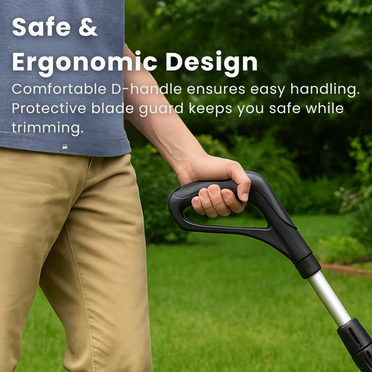 BowLift | Cordless Grass Trimmer with High-Power Battery - Lightweight Lawn Edger for Easy Yard Maintenance