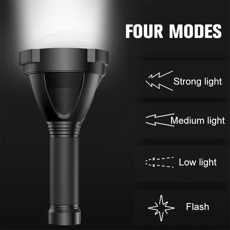 BowLift | High-Power Waterproof LED Flashlight | 30,000–50,000 Lumens Rechargeable Torch
