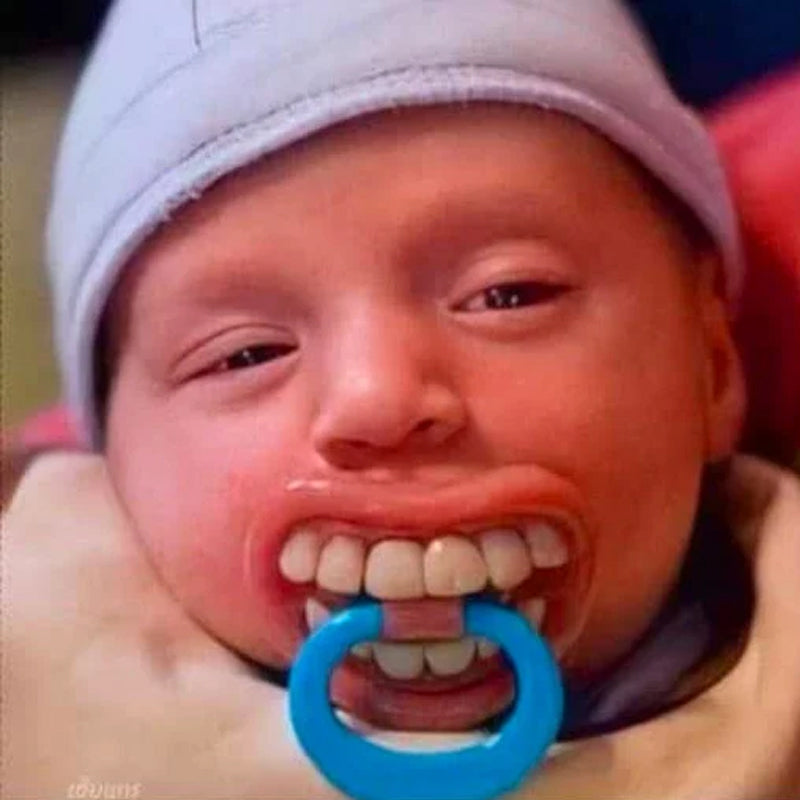 BowLift | Funny Teeth Baby Pacifier