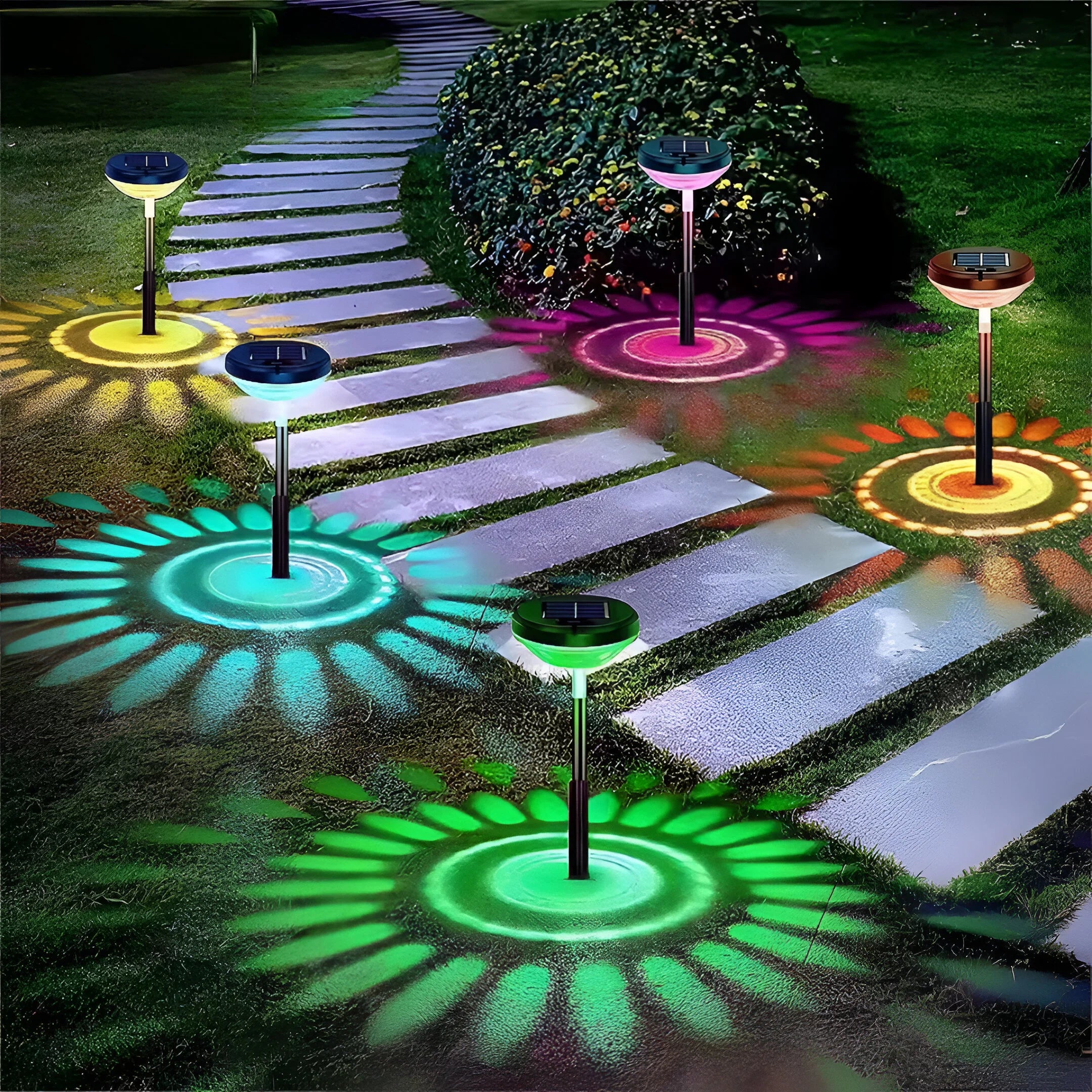 LumiTrail – Sun-Charged Pathway Light