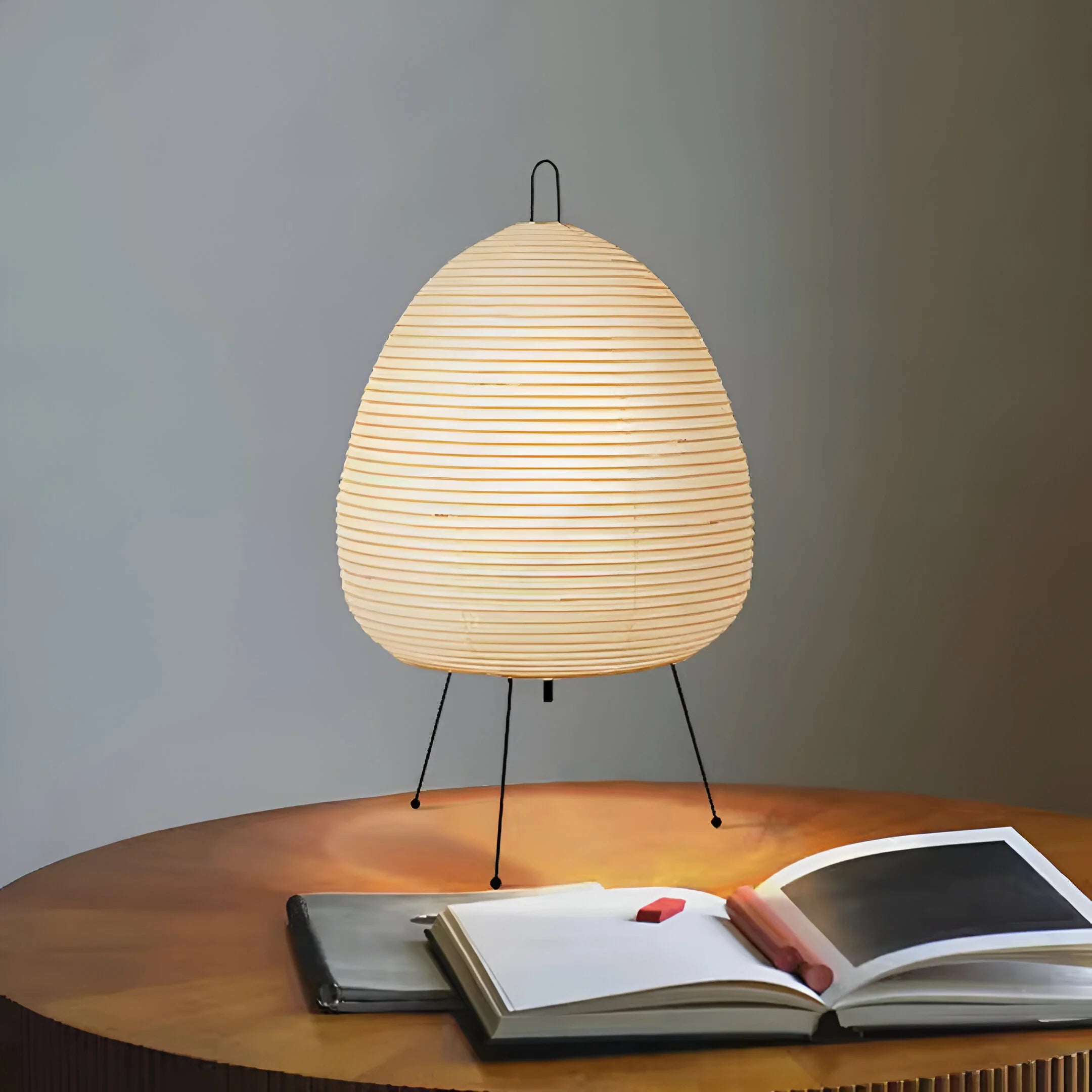 ZenGlow – Handwoven Lantern Table Lamp