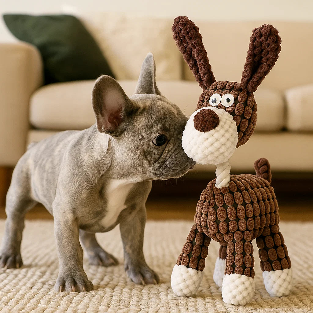 BowLift | Dog Toy Plush Squeaky Chew Animal