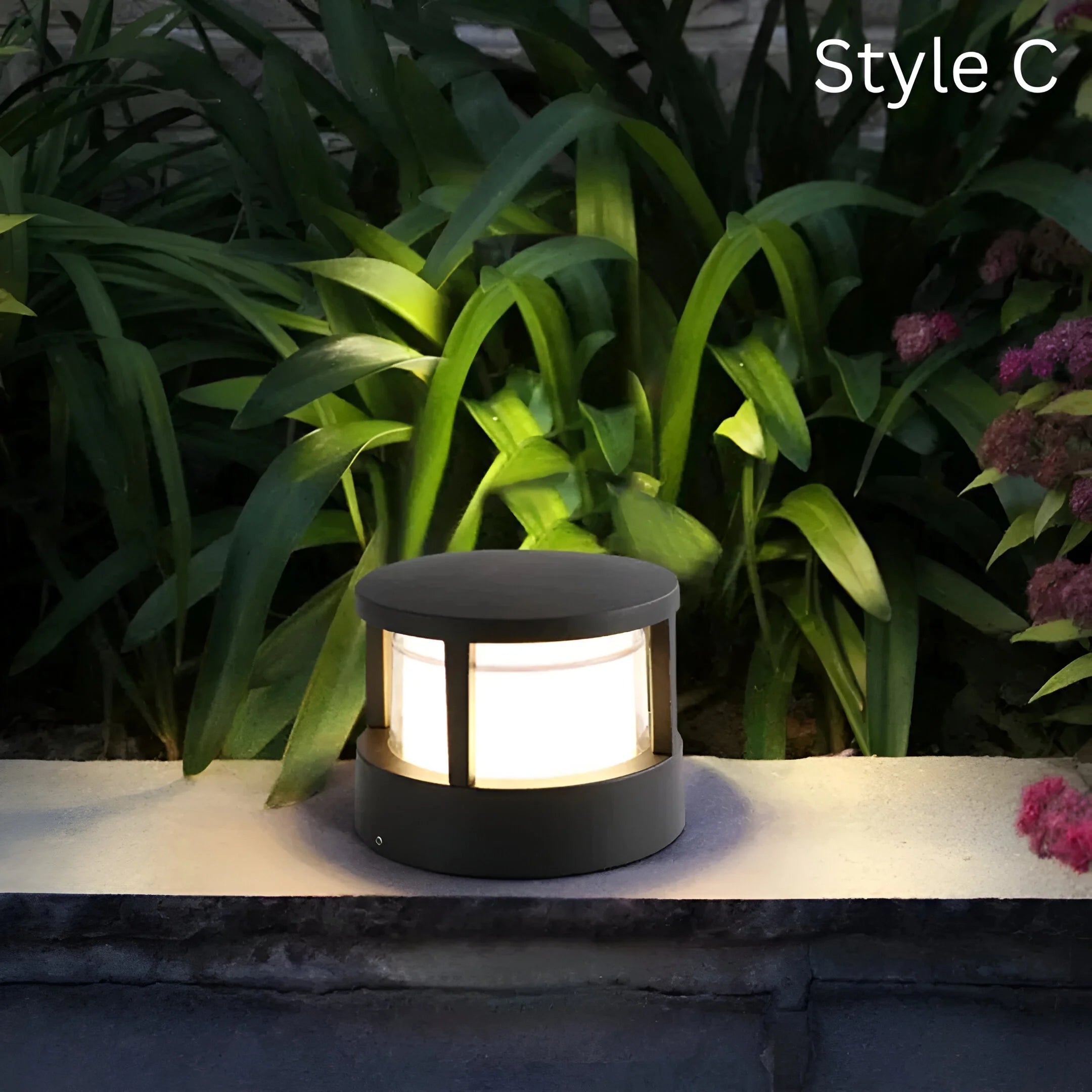 LumePost – Cylindrical Garden Floor Lamp
