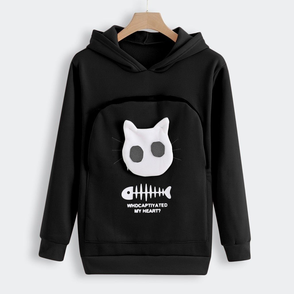BowLift | Cat Lovers Hoodie Cuddle Pouch