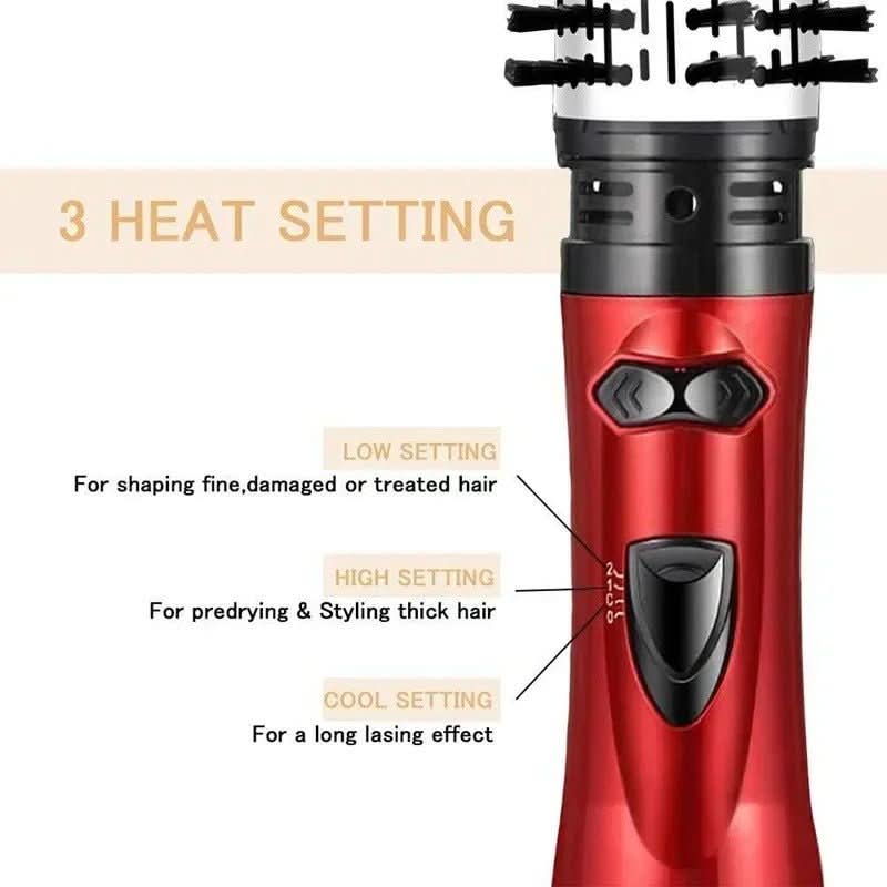 BowLift | 3-in-1 electric hair styler with hairdryer, brush & curling iron function