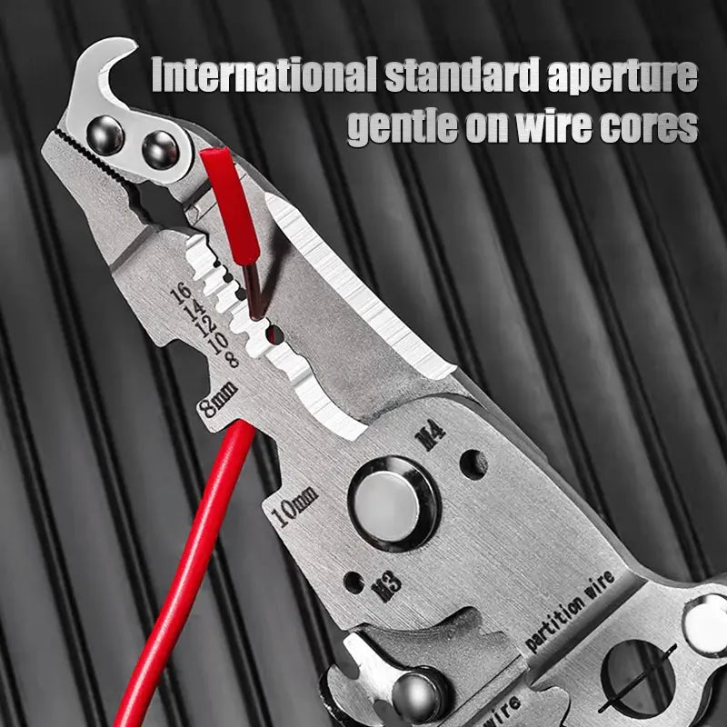 BowLift | Foldable 8-in-1 Wire Stripper for Electrical Work