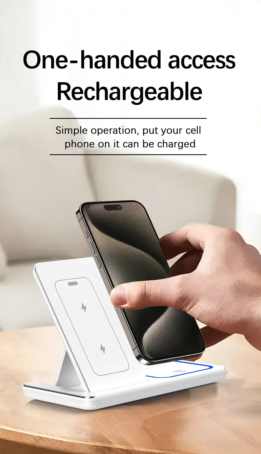 BowLift | 3 in 1 Foldable Wireless Charging Stand