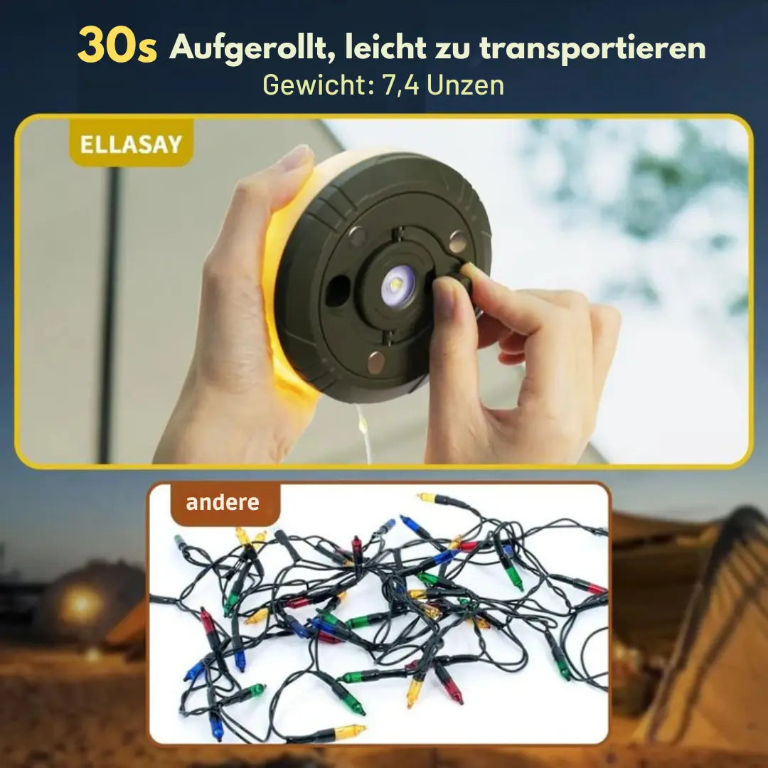 BowLift | 4-in-1 Multifunctional Camping Light – Light, Power & Comfort