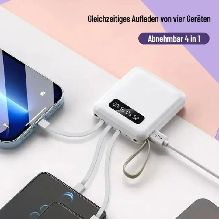 BowLift | 4-in-1 Powerbank Fast Charging – Compact & Powerful