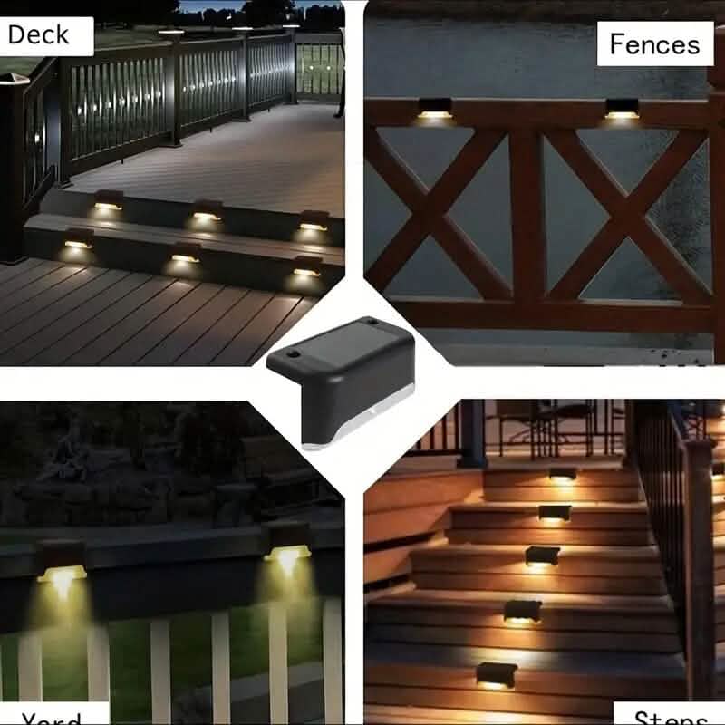 BowLift | 4-Pack: Solar Outdoor Garden Deck Lights