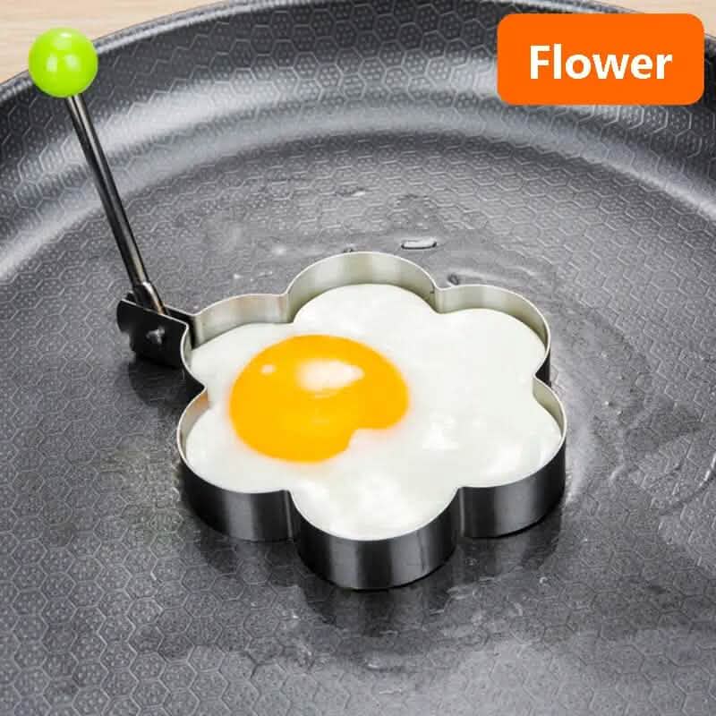 BowLift | 4-piece set: stainless steel creative egg ring molds