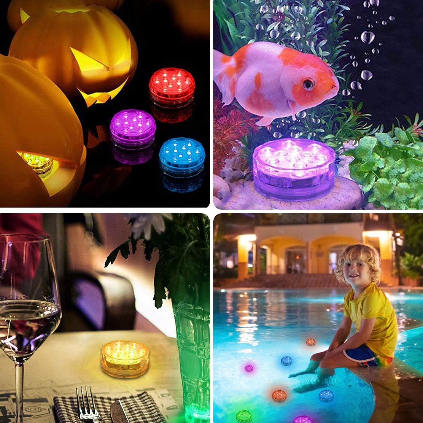 BowLift | 4-Piece: Underwater RGB LED Lights
