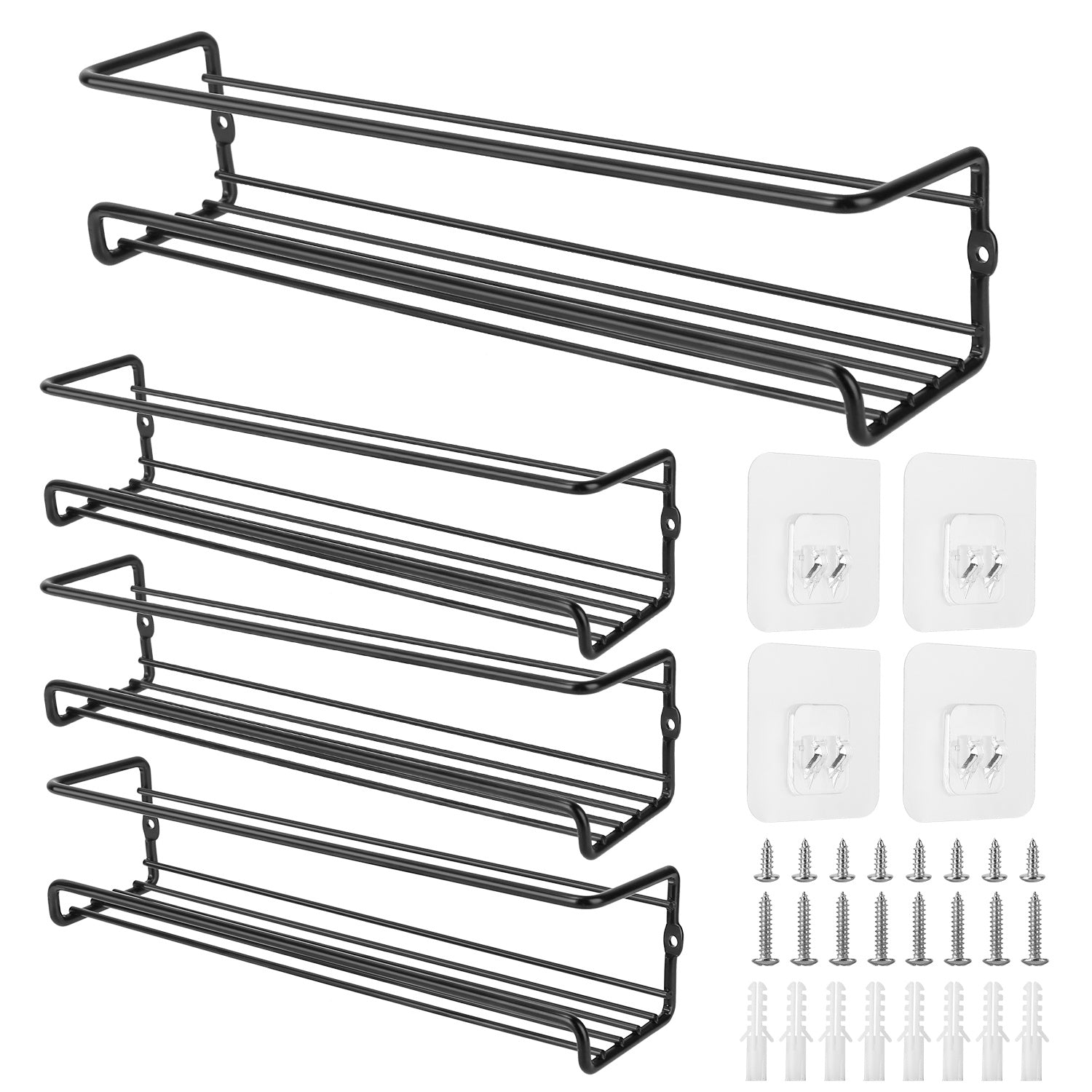BowLift | 4-piece: Wall-mounted spice racks