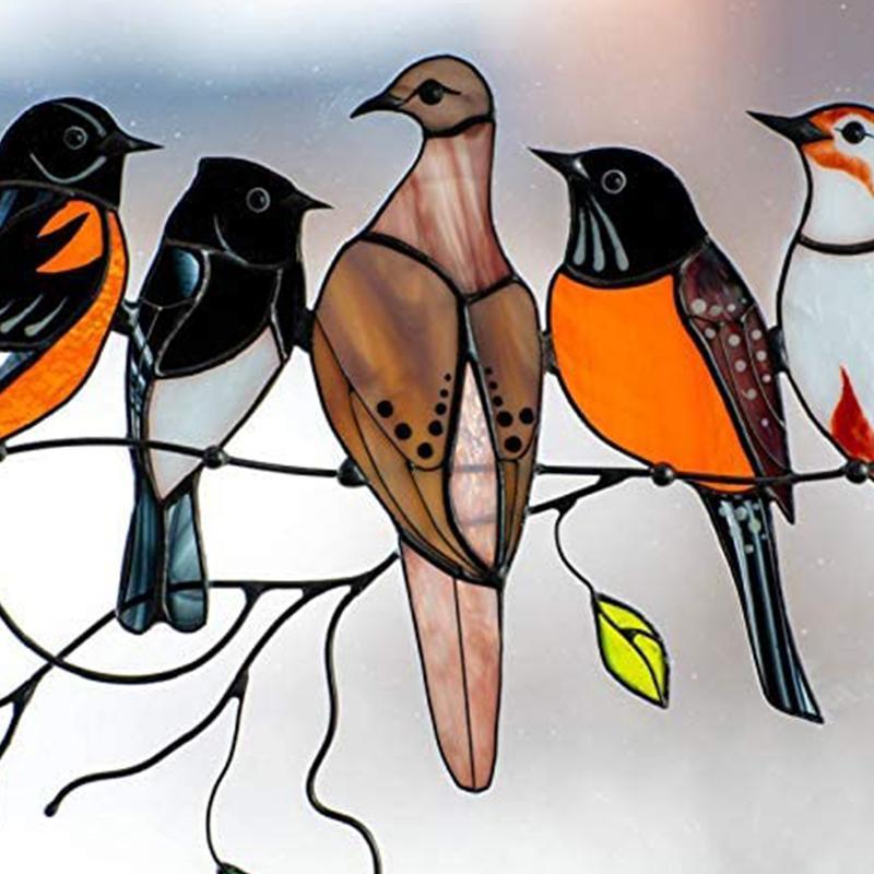 BowLift | Colorful Bird Window Hanger Sun Seeker
